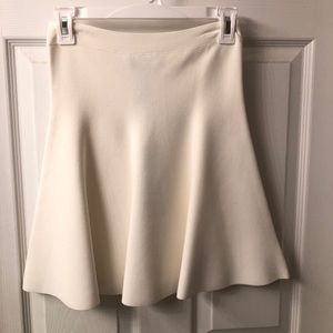 BCBG Cream Mini Skirt